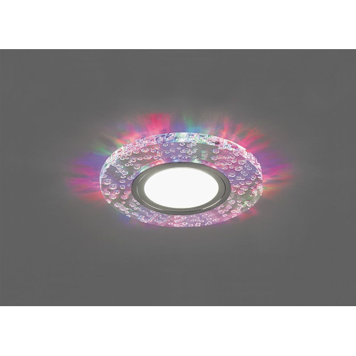 Светильник встраиваемый с белой LED подсветкой Feron CD953 потолочный MR16 G5.3, прозрачный Светильник встраиваемый с белой LED подсветкой Feron CD953 потолочный MR16 G5.3, прозрачный