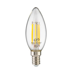 Лампа светодиодная филаментная RS LED F B35 E14 7W 220-240V 2700К 7Вт шар 810лм Ra 90 15011145088