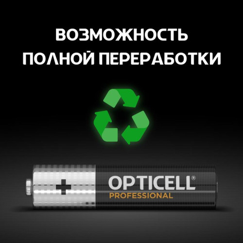 Элемент питания алкалиновый AAA/LR03 (блист. 6шт) Professional Opticell 5052004 Элемент питания алкалиновый AAA/LR03 (блист. 6шт) Professional Opticell 5052004