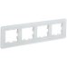 BRITE Рамка 4-местная РУ-4-2-Бр стекло белый RE IEK BRITE Рамка 4-местная РУ-4-2-Бр стекло белый RE IEK