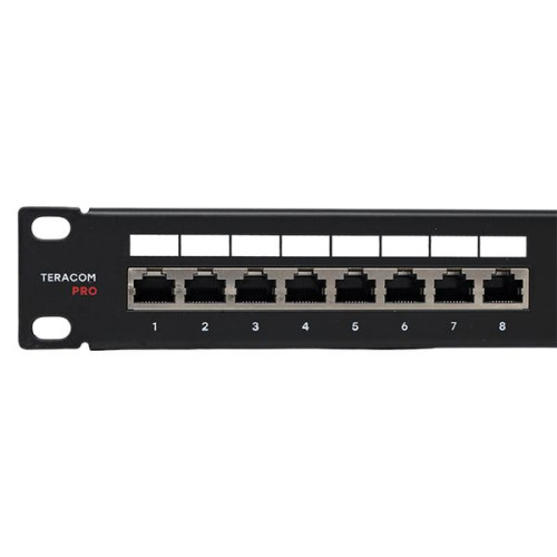 Патч-панель TERACOM PRO 19'' Cat.5E 1U полный экран STP 24 порта RJ-45 Dual IDC с органайзером Патч-панель TERACOM PRO 19'' Cat.5E 1U полный экран STP 24 порта RJ-45 Dual IDC с органайзером