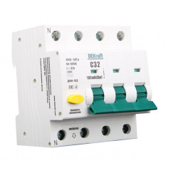 АВДТ 3Р+N 32А 100мА тип AC х-ка С ДИФ-103 6кА стар.