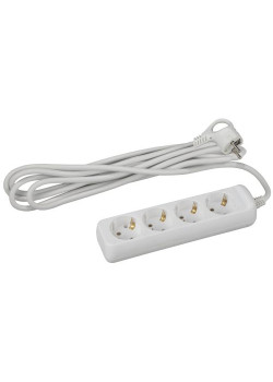 Удлинитель 4х5м с заземл. 16А IP20 U-4e-5m-3х1 ПВС 3х1 Эра Б0028375
