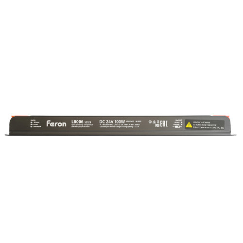 Трансформатор  для светодиодной ленты с диммированием 100W 24V IP20 , клипсы, LB006