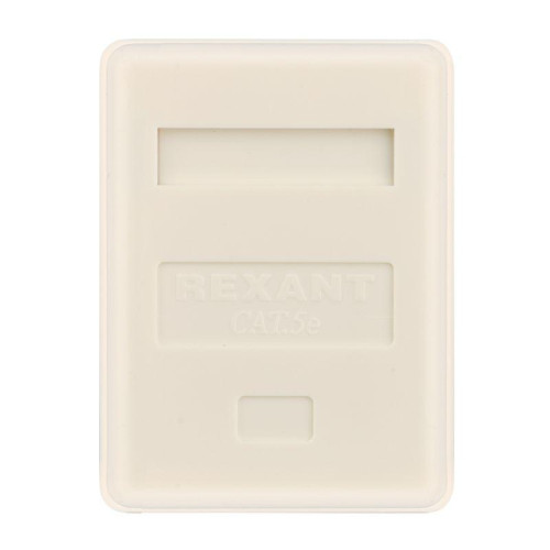 Розетка компьютерная 1-м ОП RJ45 кат.5E UTP неэкранир. бел. Rexant 03-0121 Розетка компьютерная 1-м ОП RJ45 кат.5E UTP неэкранир. бел. Rexant 03-0121