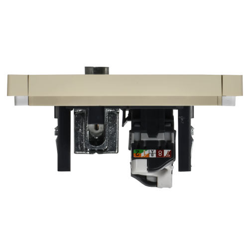 FORTE&PIANO Розетка двойная TV+RJ45 кат.6 FP437 ваниль IEK FORTE&PIANO Розетка двойная TV+RJ45 кат.6 FP437 ваниль IEK