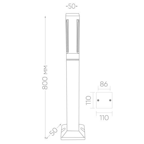 Светильник уличный светодиодный Feron DH603, 5W, 250Lm, 4000K, черный Светильник уличный светодиодный Feron DH603, 5W, 250Lm, 4000K, черный