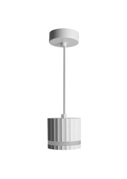 Светильник потолочный Feron Barrel HL3698 OLYMPUS levitation 12W, 230V, GX53, белый, на подвесе 1,7 м