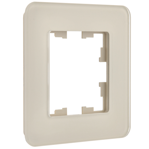 BRITE Рамка 1-местная РУ-1-2-Бр стекло песчаный RE IEK BRITE Рамка 1-местная РУ-1-2-Бр стекло песчаный RE IEK
