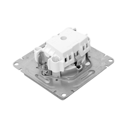 Механизм роз., 16А, IP44, с.з., с.ш., c крышкой, алюм. Эпика EKF