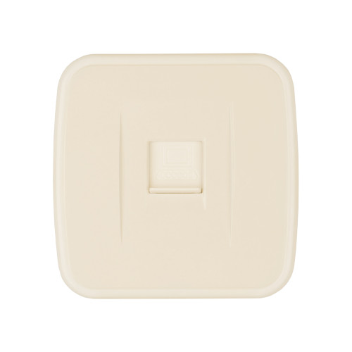 Розетка компьютерная (RJ-45) открытой установки IP20, сл. кость Розетка компьютерная (RJ-45) открытой установки IP20, сл. кость