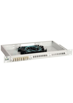 Кросс укомплектованный 1U LC (duplex) 4 порта (OM4) ITK FOBX24-1U-4LCUD04
