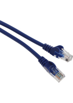 Патч-корд Lanmaster LAN-PC45/U5E-1.0-BL UTP RJ-45 вил.-вилка RJ-45 кат.5E 1м синий LSZH (уп.:1шт)