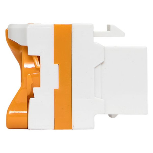 Модуль Keystone TERACOM CS Cat.6A неэкран. 110 IDC 180 град. самозажимной (Toolless) оранжевый
