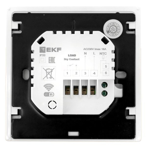 Умный терморегулятор для водяного/газового бойлера Wi-Fi EKF Connect Умный терморегулятор для водяного/газового бойлера Wi-Fi EKF Connect