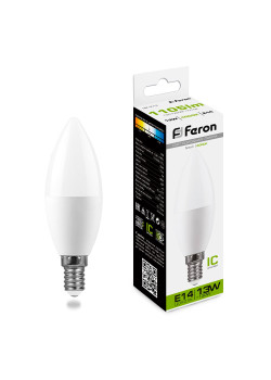 Лампа светодиодная Feron LB-970 Свеча E14 13W 175-265V 4000K