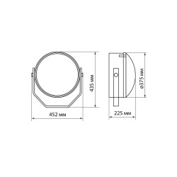 Прожектор ПЗМ-35 500 Вт IP23 Е40 УХЛ1 TDM