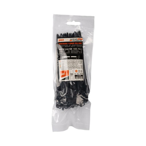 Хомут кабельный PCT-S 3.6х150-100BL 3.6х150 PA6.6 черн.(уп.100шт) JazzWay 5055612 Хомут кабельный PCT-S 3.6х150-100BL 3.6х150 PA6.6 черн.(уп.100шт) JazzWay 5055612
