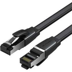 Патч-корд Vention прямой SFTP cat.8 RJ45 - 2м. Плоский