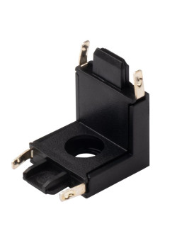 Коннектор MTR16 CV-BL V-обр. накладной шинопровод низковольтный Pro черн. JazzWay 5057319