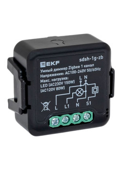 Умный диммер в подрозетник 1-канальный Zigbee EKF Connect Select