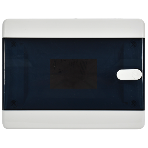 UNION Compact Корпус пластиковый ЩРН-П-8 IP41 черная прозрачная дверь IEK