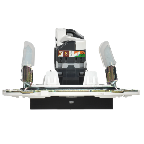 SKANDY Розетка компьютерная RJ45 кат.5E SK-K01Bl черный IEK SKANDY Розетка компьютерная RJ45 кат.5E SK-K01Bl черный IEK