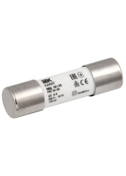 Вставка плавкая цилиндрическая ПВЦ 10х38 8А KARAT IEK MFL10-008