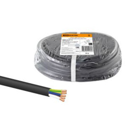 Кабель ВВГнг(А)-LS 5х4 ок(N, PE)-0,66 ГОСТ (20м) TDM