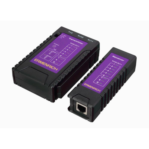 Тестер кабельный NetGeeks NP10 фиолет. Ermenrich 85300 Тестер кабельный NetGeeks NP10 фиолет. Ermenrich 85300