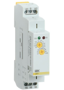 Реле задержки включения ORT 1 контакт 12-240В AC/DC IEK ORT-A1-ACDC12-240V