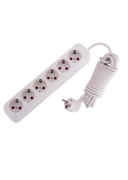 Удлинитель 6х5м с заземл. 16А IP20 Lila LEZARD 720-0605-601