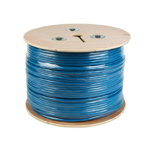 Кабель витая пара F/UTP 4х2х23AWG кат.6 solid CU PVC син. (м) Rexant 01-0147 Кабель витая пара F/UTP 4х2х23AWG кат.6 solid CU PVC син. (м) Rexant 01-0147