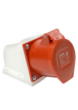 Розетка стационарная ST-124 32А 380В 3P+PE IP44, RST32-124-44, Stekker