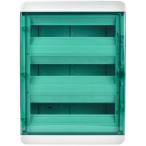 TEKFOR Корпус пластиковый КМПн-54 IP65 зеленая прозрачная дверь IEK TEKFOR Корпус пластиковый КМПн-54 IP65 зеленая прозрачная дверь IEK