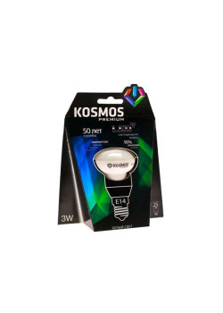 Лампа светодиодная KOSMOS premium 3Вт REFLECTOR 39мм E14 230В 4500К Космос KLED3wR39230vE1445