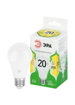 Лампа светодиодная GREEN LINE A60-20W-830-E27 GL 20Вт груша 3000К свет тепл. E27 Эра Б0067106