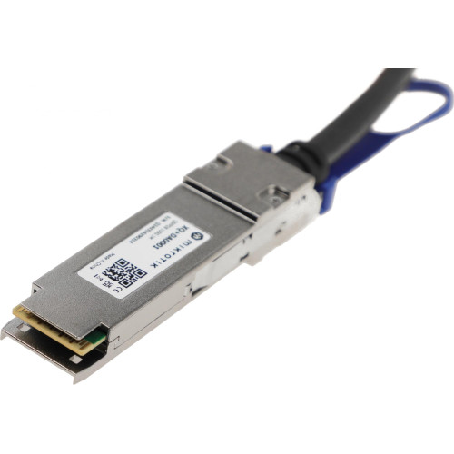 Кабель DAC MikroTik XQ+DA0001 100Гбит/с пассив. 1м черный QSFP28-QSFP28