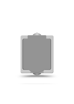 Розетка Аллегро с заземл. защ. шторки с крышкой IP54 сер. UNIVersal 1282