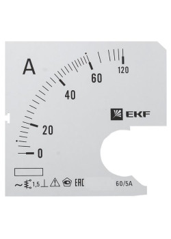 Шкала сменная для A961 60/5А-1,5 EKF
