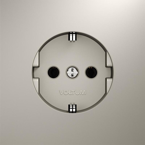 Розетка 1-м СП S70 16А с заземл. механизм кашемир Voltum VLS040103 Розетка 1-м СП S70 16А с заземл. механизм кашемир Voltum VLS040103