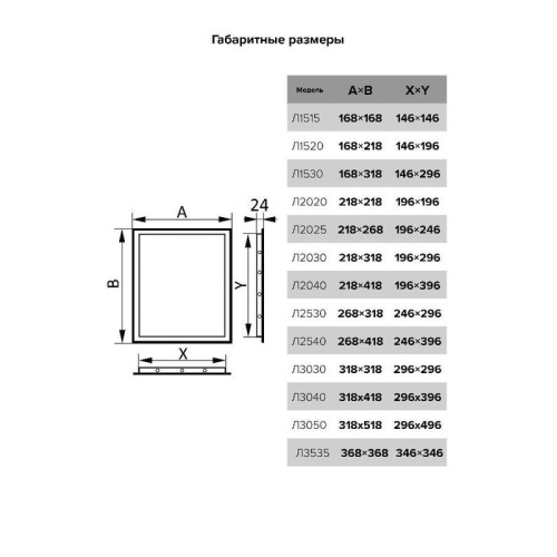 Люк-дверца ревизионная с ручкой 268х318 АБС фланец 246х296 бел. ERA Л2530 Люк-дверца ревизионная с ручкой 268х318 АБС фланец 246х296 бел. ERA Л2530