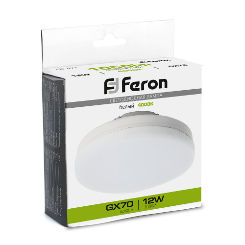 Лампа светодиодная Feron LB-471 GX70 12W 175-265V 4000K Лампа светодиодная Feron LB-471 GX70 12W 175-265V 4000K