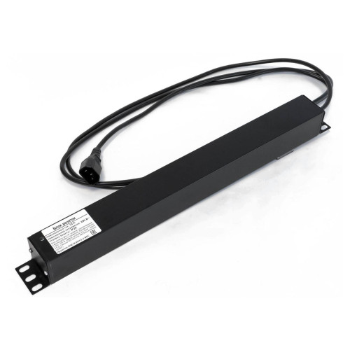 Блок распределения питания Hyperline SHE19-8SH-S-2.5IEC гор.размещ. 8xSchuko базовые 10A C14 2.5м Блок распределения питания Hyperline SHE19-8SH-S-2.5IEC гор.размещ. 8xSchuko базовые 10A C14 2.5м