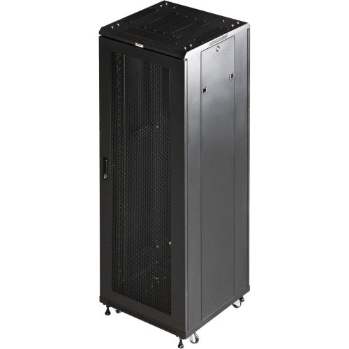 Шкаф коммутационный Lanmaster (TWT-CBB-42U-6X8-P1) напольный 42U 600x800мм пер.дв.перфор. задн.дв.перфор.2-хст. 2 бок.пан. 800кг черный 726мм 92кг 2055мм IP20 металл Шкаф коммутационный Lanmaster (TWT-CBB-42U-6X8-P1) напольный 42U 600x800мм пер.дв.перфор. задн.дв.перфор.2-хст. 2 бок.пан. 800кг черный 726мм 92кг 2055мм IP20 металл