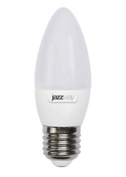 Лампа светодиодная PLED-SP 9Вт C37 свеча 3000К тепл. бел. E27 820лм 230В JazzWay 5001923A