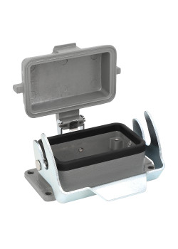 Корпус приборный проходной с крышкой OptiLink HDC-H10B-BK-1L-MCV