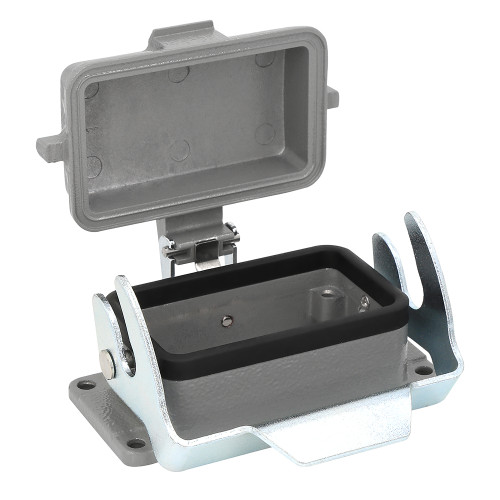 Корпус приборный проходной с крышкой OptiLink HDC-H10B-BK-1L-MCV