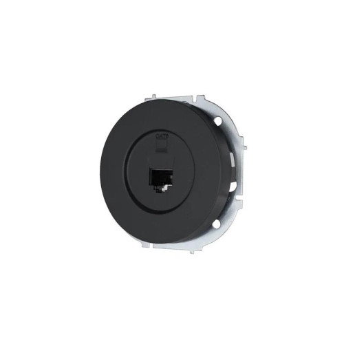 Розетка компьютерная СП OSEN RJ45 кат.6 механизм черн. бархат LEZARD 743-4288-140