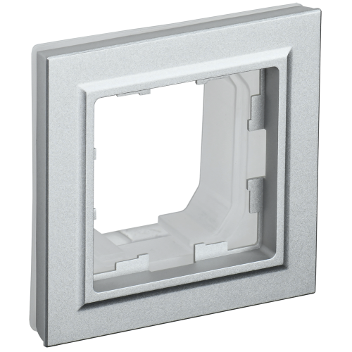 BRITE Рамка 1-местная IP44 РУ-1-БрА-44 алюминий IEK